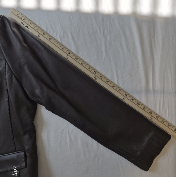 ​Sonoma Life + Style XL Brown Lambskin Leather Blazer Jacket - Soft & Classic - Picture 8 of 8